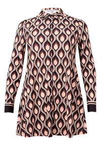 A-line blouse GOCCIA - purple - #3