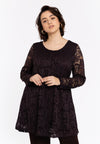 Tuniek wide bottom lace - bruin
