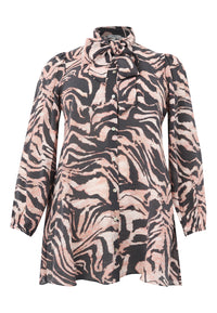 Blouse wide bottom MILLY - black - #6