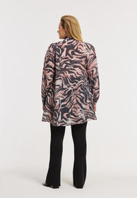 Blouse wide bottom MILLY - black - #3