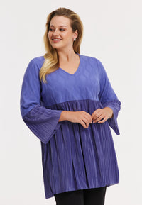 Tunic wide bottom ROMBO - light purple - #1