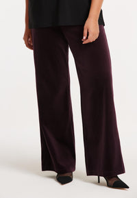 Trousers VELVET - dark red - #5