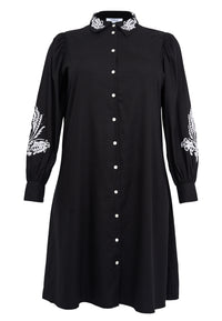 Dress TWILL - black - #5