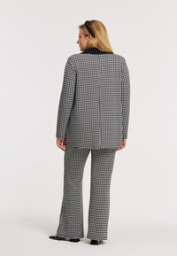 Blazer loose CHECK - black - #4