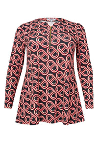 Tunic flare SYLVIE - black - #1