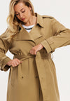 Trenchcoat studs - mid brown - #6