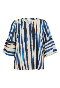 Tunic RIPPLES - blue - #5