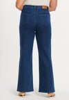 Jeans wide leg 5-pocket - indigo - #2
