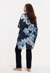 Blouse square ORCHID - blue - #3