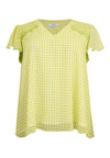 Tunic frills VICHY - yellow - #4