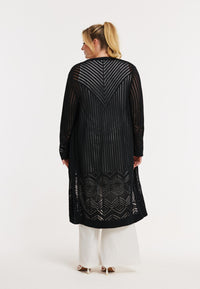 Cardigan Ajour - black - #2