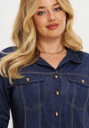 Blouse DENIM DOLCE - blue - #5