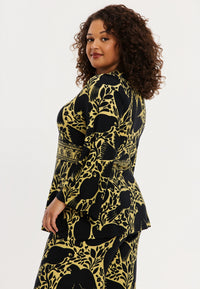 Tunic wrap PARADISE - yellow - #5
