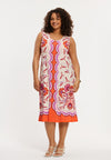 Dress sleeveless FLAMINGO - orange - #6