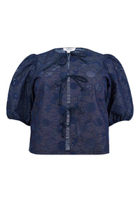 Jacket short INDIGO CUTOUT - indigo - #3