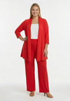 Cardigan pleated 3/4 sleeve UNI DOLCE - light red - #2