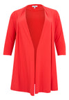 Cardigan pleated 3/4 sleeve UNI DOLCE - light red - #3