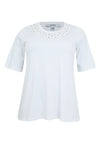 T-shirt white beads - white - #3
