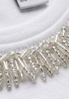 T-shirt GLASSBEADS - white - #3