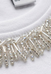 T-shirt GLASSBEADS - white - #3