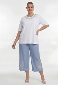 T-shirt GLASSBEADS - white - #2