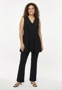 Singlet flare lace insert UNI DOLCE - black - #2