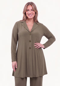 Blazer A-line UNI DOLCE - light green - #2