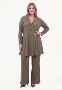 Blazer A-line UNI DOLCE - light green - #1