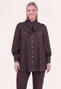 Tunic DENIM DOLCE BROWN - brown - #2