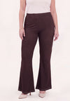 Trousers bootleg DENIM DOLCE BROWN - brown