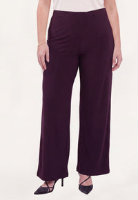 Trousers straight UNI DOLCE - dark purple - #2