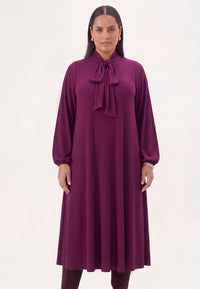 Dress UNI DOLCE PLISSE - purple - #1