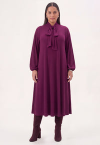 Dress UNI DOLCE PLISSE - purple - #2