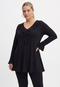 Tunic wide bottom UNI DOLCE - black - #2