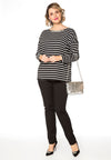 Shirt wide stones BRETON - black - #1