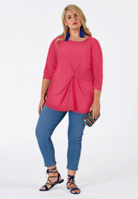Shirt knotted DOLCE - pink - #1