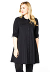 Blouse long roll sleeve COCO - black - #2