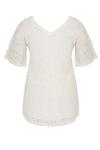 Tunic flare LACE - white - #3