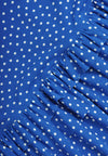 Dress-singlet ruffled DOTS - blue - #5