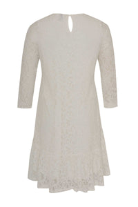 Dress frill LACE - white - #3