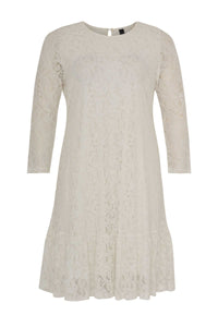 Dress frill LACE - white - #4