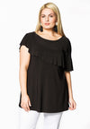 Tunic flare asym frill DOLCE - black - #2