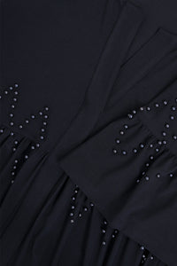 Dress ruffles/pearls DOLCE - blue - #5