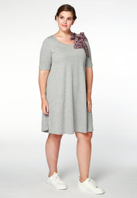 Dress scarf leopard - grey - #2