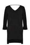 Tunic double v-neck DOLCE - black - #4
