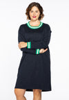 Dress-sweater stripe trim - blue - #2