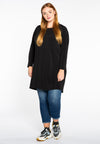 Tunic puckered shoulders DOLCE - black
