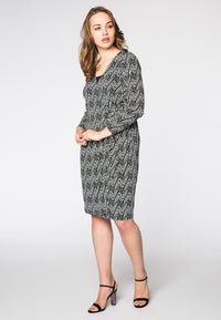 Dress cross-over CAPRI - black - #1
