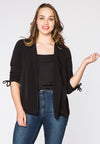 Cardi-jacket pull string DOLCE - black - #1