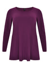 Shirt flare long sl DOLCE - purple - #4